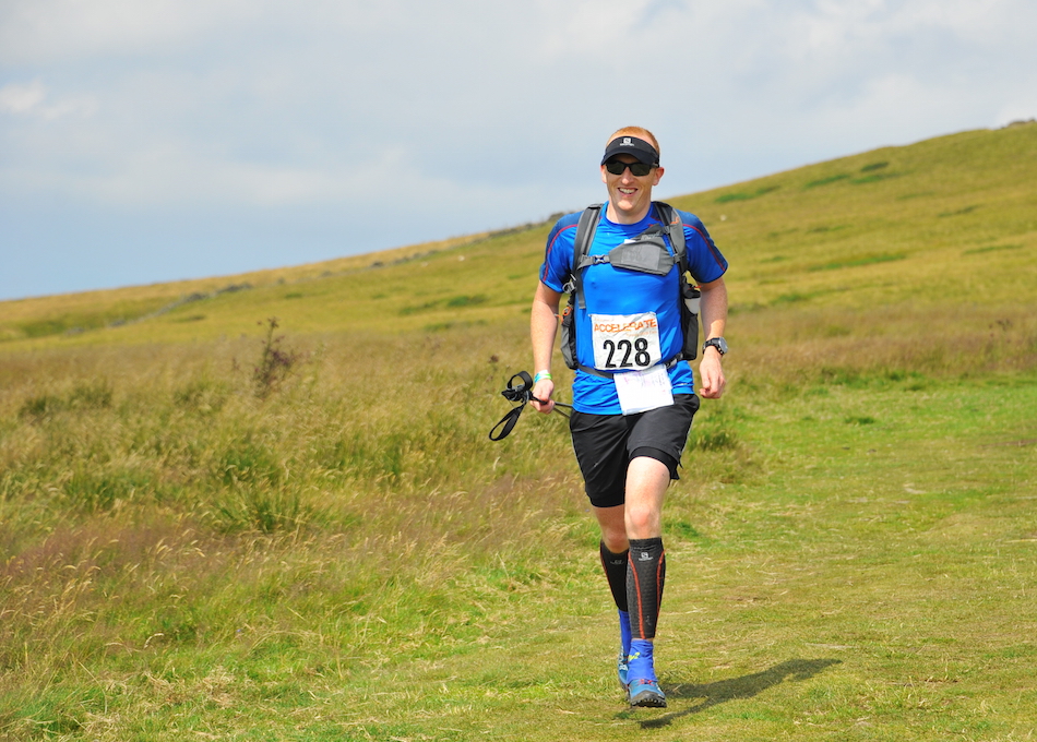 On the home stretch - descending Lose Hill. © SportSunday Event Photography